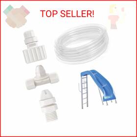 Tvwen 788934317523 Pool Slide Water Tubing Kit Spray Hose Kit/parts For Inground Swimm