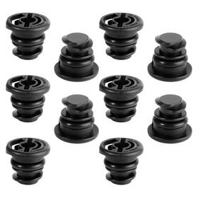 Blt-3801-10p Tyfrozn 10pcs Oil Drain Plug Plastic With Rubber Washer Gasket Seal Replacement For