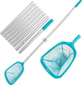 Ls-408 U.s. Pool Supply 11.5 Foot Swimming Leaf Skimmer Net With Telescopic