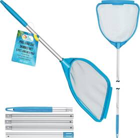 Ls-615 U.s. Pool Supply And Spa Skimmer Net With Pole Handheld Fine Mesh