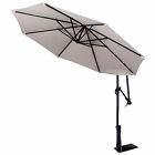 Umbbeige Core Covers 9ft Outdoor Home Pool Sauna Bath Hot Tub Spa Beige Umbrella Parasol 850715004943