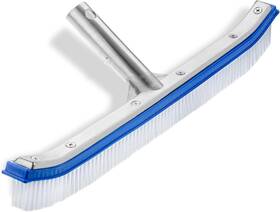 Unco 810142200325 Aluminium Pool Brush Head - 17.3 In Wall And Tile Nylon Bristles For Ingro