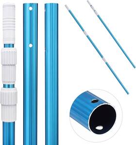 Lpip412u232 Unco Unco- Telescopic Pool Pole 12ft Adjustable 3piece Expandable Step-up Blue