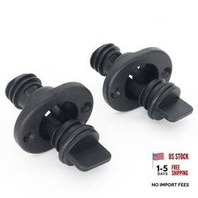 30f600701 Uplumarine Boat Accessories Parts 2 Pcs Screw Type Drain Plug With Rubber O-ring Seal Fits 1 Inch Hole