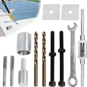 Ye006-2 Uyedujz Pool Anchor Removal Tool Kit - 12 Piece Safety Cover Set