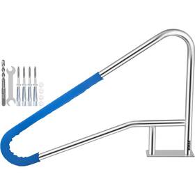 Bxgycfs4w54x36yc1v0 Vevor Pool Rail 54x36 Railing 304 Stainless Steel 250lbs Load Capacity Silv