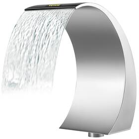 Pqsbjpjychgpt0001v0 Vevor 11.8 Inch X 23.6 17.7 Stainless Steel Decorative Waterfall Pool Fountain For Gar