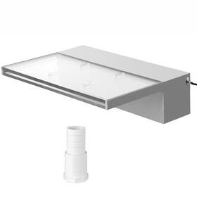 Slpbpqaw300lg0001v1 Vevor Pool Fountain Spillway 11.8x3.2x8.1 Inches Spilway Blue Strip Le