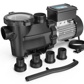 Spd150-lv Vidapool In/above Ground Pool Pump Self Primming High Flow Dual Speed 1.5hp 4750 G