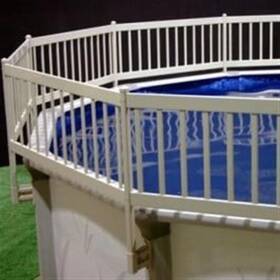 C24p2-t Vinyl Works 24 Inch 2-section Add-on Fence Kit - Taupe