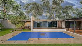 Scsb1632ls Waterwarden Solid Vinyl Pool Safety Cover 16x32 Left Step Blue