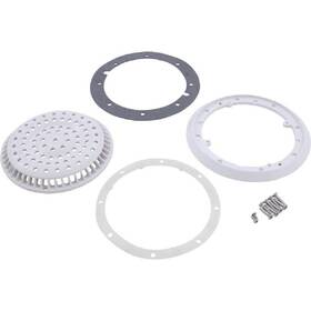 640-2240 Waterway V 8 Inch Round With Frame Main Drain Cover