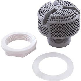 640-3497 Waterway V 1.5 Inch Slip Ultra Hi Flo Tall Suction Assembly - Gray