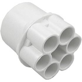 672-4130 Waterway 2 Inch X 0.5 Slip 6 Port Transition Manifold