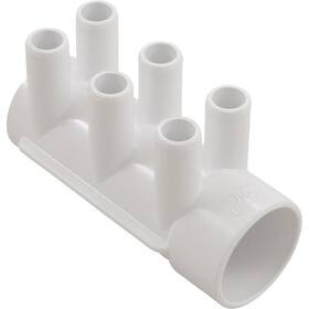 672-5250 Waterway Manifold 3/4 Inch Smooth Barb 6 Port 1-1/2 Slip X Dead End