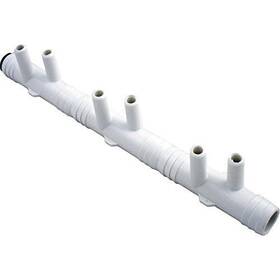 672-7190 Waterway 0.75 Inch X Barb 6-port Flow Thru Manifold