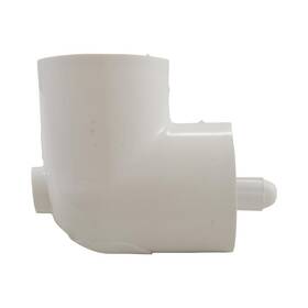 411-5540 Waterway Plastics 1.5 Inch X Slip 90 Degree Elbow With 2 Thermowells