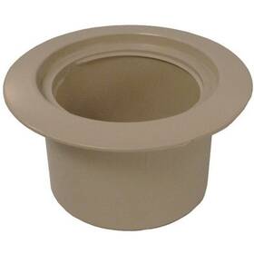 519-6719-bei Waterway Plastics Volleyball Pole Holder Flange - Beige