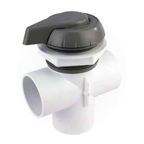 600-3067b Waterway Plastics 2 Inch Top Access Diverter Valve - Gray