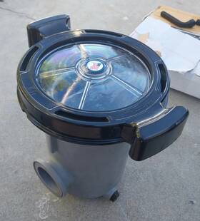 808-0220-0114 Waterway Plastics Hi-flo Ii Pool Pump Strainer With Lid And Basket 310-6500