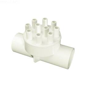 Ww6725080b Waterway Air Manifold Assy 1 Inch S X 10 3/8 Barb