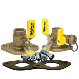 T58070w32 Webstone 41413kit 3/4 Inch Threaded Isolator Circulator Pump Install Kit With Rot