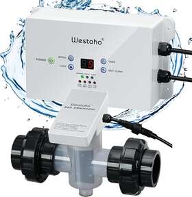 Hscg-005 Westaho Salt Chlorine Generator For In/above Ground Pools Up To 35k Gal. 35 000 130 M3