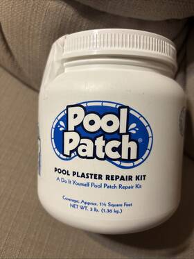 White 851008005197 Pool Patch Plaster Repair Kit 3-pound A Do It Yourself