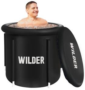 Wild-635 Wilder Games Xl Ice Bath Cold Plunge 86 Gallon Portable Tub For Recovery