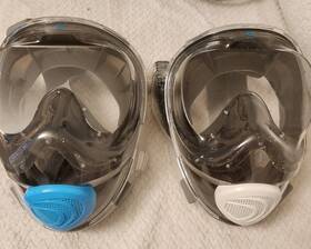 Seaview180v2 Wildhorn 2 Masks Outfitters Seaview 180 V2 Full Face Snorkel Medium - Sunset