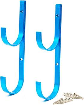11079a-blue-x1 Wwd Pool Swimming Aluminum Pole Hanger Set Blue 1-pack 2 1pk-blue