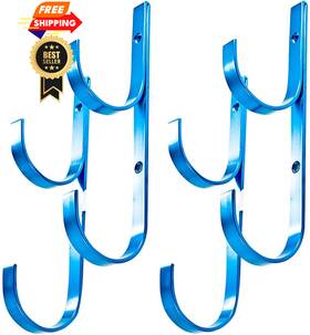 2pk-blue Wwd Pool 762407905493 Swimming Aluminum Pole Hanger Set Blue 2-pack 4