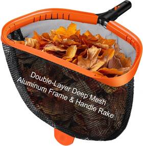 Wgu30046 Wxfana 17.5 Inch Pool Net Skimmer With Double-layer Netting Bag