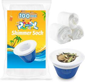 Wgu30100 Wxfana 100pack Pool Skimmer Socks Fliter Swimming Basket