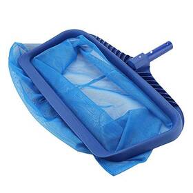 Yosoo 798382606964 Swimming Pool Leaf Skimmer Net Lightweight Deep Bag Tool Rake Blue