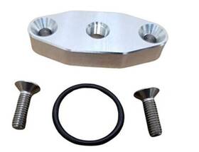 Z Whip 810065200051 Ls 1/8 Inch Npt Oil Port For Turbo Feed Line Auxiliary Supply Billet