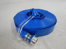 2100tuerb Zicely 2 Inch X 100 Ft Discharge Hose For Pools Heavy Duty Pvc Lay Flat Water Backwash