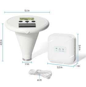 Hy003 Zuomeng Wifi Pool Alarm Solar Wave High Sensitivity Smart App Control