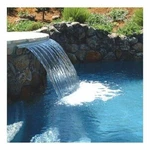 Zodiac 1101G 1-FEET Back Feed Sheer Descent Waterfall With 1-INCH Light Gray Sta. Fixed Price $440.07.