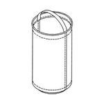 Universal Filtration Separation Tank Bag 610 6-3/8" X 17" UNF-06-7335. Fixed Price $46.66.