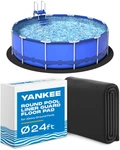 Yankee Pool Liner Pad, 24 Ft Round Puncture Proof Mat, Above .... Fixed Price $176.31.