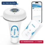 Wifi Pool Thermometer Wireless With App Remote, Easy Read Smart Floa. Fixed Price $64.11.