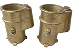 4" Bronze Anchor Socket X2 For Swimming Pool Ladders & Handrails (1.9" O.d.) 4H. Fixed Price $29.33.