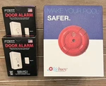 Lifebuoy Swimming And 2 Poolguard Door Alarms. Fixed Price $149.99.