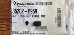 Sta-rite 1/4" Close Nipple 35202-0959. Fixed Price $14.85.