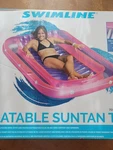 Swimline Inflatable Suntan Tub Pool Float Lounge 70"X 46" #9052 Open Box. Fixed Price $31.49.