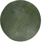 10' Round Heavy Duty Tarp Waterproof Circular Pool Cover Green Silver Mil. Fixed Price $33.67.