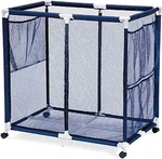 Modern Blue Pool Storage Bin - Extra Large Perfect Contemporary Nylon Mesh Bas. Fixed Price $116.99.