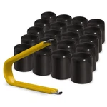 Nut Covers Vinyl 17MM Black Flexible Fit Pack Of 20 Automotivated Colorlugs. Fixed Price $46.99.