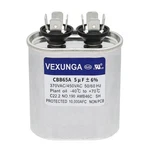 Vexunga 5UF 370/440VAC 50/60HZ CBB65A Oval Run Start Capacitor Mfd.... Fixed Price $16.27.